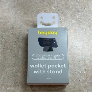 Heyday Gray Wallet Pocket with Stand